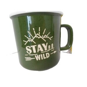 Member's Mark Stay Wild Mug  Ceramic Camping Coffee Cup 16 oz